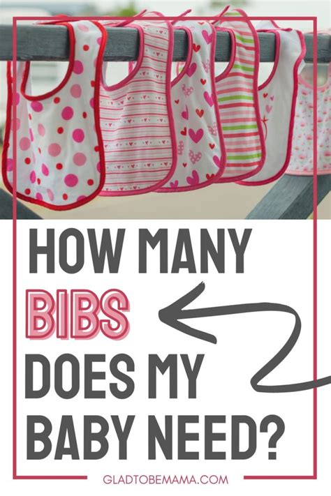 How many bibs do I need for an infant